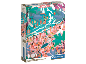 Пазли 1000 елементів, "Колекція високої якості", Фантастичний сонячний берег, Clementoni 39938