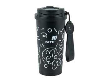 Термокружка з трубочкою Kite K25-1226-1 550 мл, з клапанами, Kite