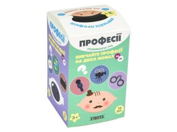 Развивающая настольная игра с тайлами Профессии, 36 шт., двуязычные карты, Strateg