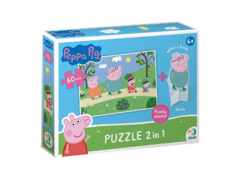 Пазл с фигурой Peppa Pig. 60 элементов. DoDo 200120