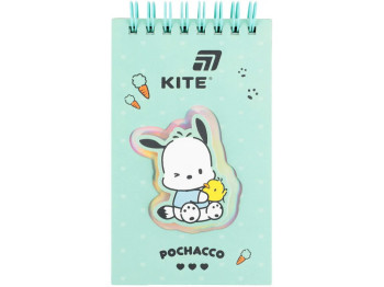Блокнот на спіралі Pochacco, 80 аркушів, у лінію, Kite