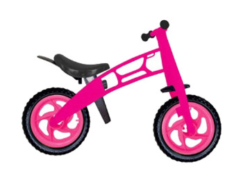Беговел детский розовый Cross Bike. Kinderway KW-11-016 