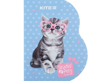 Блокнот в клетку А6. 60 листов. Studio Pets. Kite SP24-223