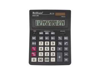 Калькулятор BS-114 14 г., 2-пит, Brilliant BS-114