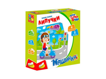 Игра с липучками Машинки. Vladi Toys VT1302-17