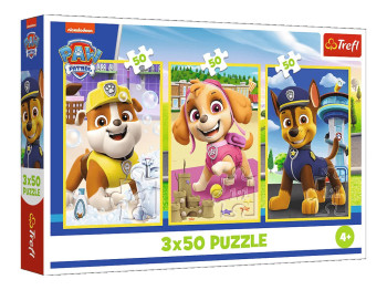 Пазл 3 в 1  Trefl Paw Patrol Песики мої друзі, 3 х 50 елементів