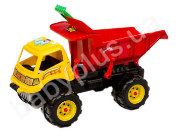 Машинка Гигант с лопаткой и граблями. Kinderway KW-08-802