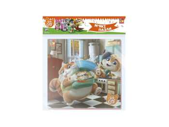 М'які квадрат пазли 44 Кота, На кухні, Vladi Toys