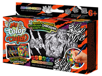 Набор креативного творчества My Color Clutch Пенал-раскраска, Danko Toys
