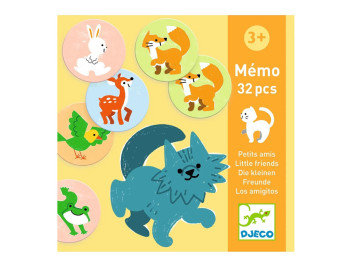 Розвиваюча гра Мемо Маленькі друзі, Djeco