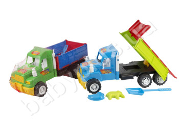 Машинка Хеві Д'юті бортовий. Kinderway KW-15-006-120. У сітці