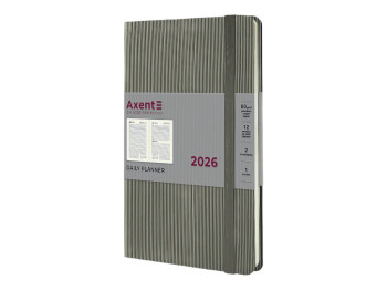 Ежедневник Axent Partner Lines 2026, А5, серый