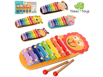 Деревянная игрушка Ксилофон Животное. Tree Toys MD 2377