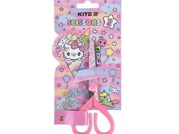 Ножницы детские с рисунком на лезвии Hello Kitty 13см. Kite HK23-121