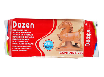 Глина для моделювання теракот Dozen, 250 г, для ліплення