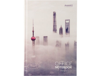 Книга записная в клетку Shanghai А4. 192 листа. Axent 8423-24-A