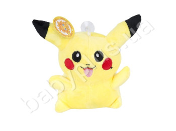 Мягкая игрушка. Pikachu на присоске 22 см.