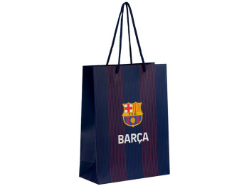 Пакет паперовий подарунковий, 26х32см, FC Barcelona, Kite BC26-266