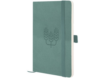 Книга записная в клетку Partner Soft Skin, 125x195 мм, 96 листов, Axent