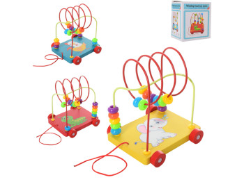 Деревянная игрушка Лабиринт-каталка на проволоке. Tree Toys MD 2168 Уценка