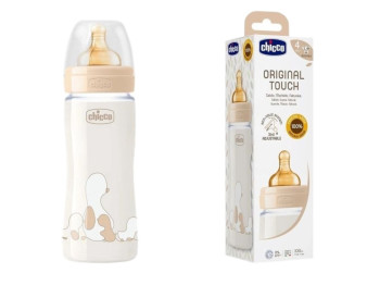 Бутылочка пластиковая Original Touch 330 мл, Chicco