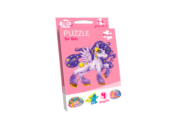 Розвиваючі пазли для малюків Puzzle For Kids. Danko Toys PFK-05-12 Уцінка