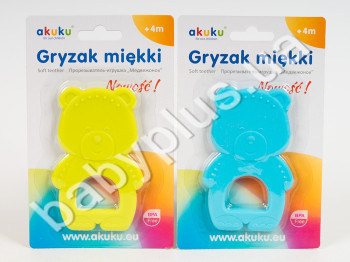 Грузунок-прорезыватель мягкий Мишка, на листе