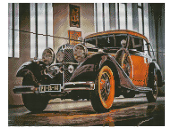 Алмазная картина Старинное авто 40х50 см. Strateg FT30407