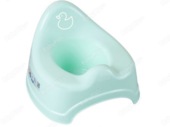 Горшок с музыкой мятный Утенок. Tega Baby PO-072-131