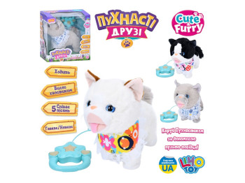 Игрушка интерактивная Кот M 5842 I UA; 3 вида; (цена за 1шт)