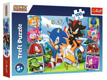 Пазл Trefl Meet Sonic, 100 деталей