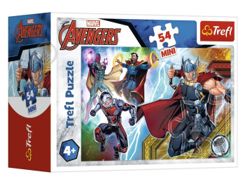 Пазлы Trefl Mini The Avengers Герои, 54 элемента, Trefl 19616