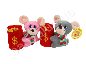 Мягкая игрушка. Мышь Копилка. Музыка
