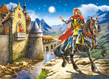 Пазли Лицар і принцеса, 120 елементів, Castorland
