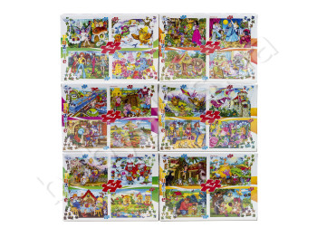 Пазли 4в1 120 елементів, Danko Toys