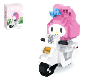 Мини-конструктор My Melody на скутере, 321 деталь
