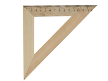 Треугольник деревянный 16 см. Люкс Колор ТД454590