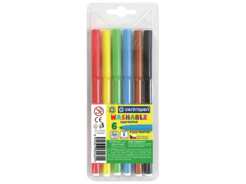 Фломастеры 6 цветов. Centropen 7790/06 ТП