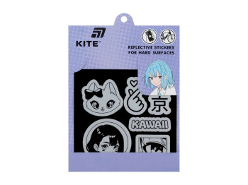 Стікери світловідбивні для твердих поверхонь Kite K25-115, 6 шт., PVC, Kite