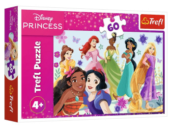Пазли Trefl Disney Princess Принцеси в дії, 60 елементів