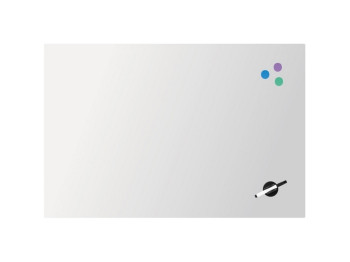 Доска стеклянная магнитно-маркерная Axent 9615-21-A 60×90 см, белая, Axent