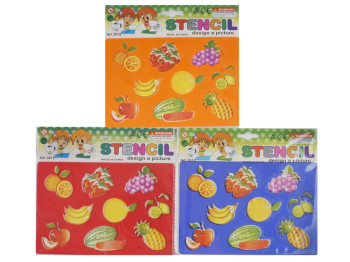 Трафарет для творчества STENSIL 19x12 см. AIHAO CS3015