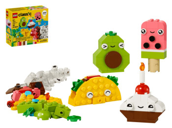Конструктор LEGO Classic Творческие друзья с едой, 150 деталей
