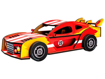 Дерев’яний 3D конструктор «Red Flame», 131 деталь