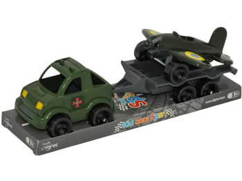 Набор авто Kid cars военный 3 шт. на планшете. Tigres 39997