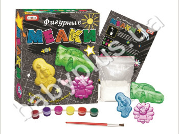 Набор для творчества Фигурный мел Мультфильмы, Strateg
