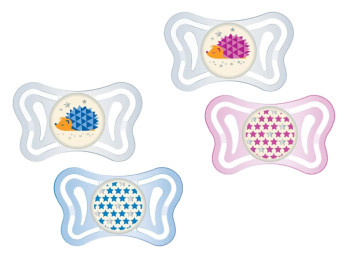 Пустышка силиконовая Physio Light 2 шт, Chicco