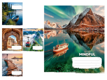 Зошит загальний у клітинку Star Just Stay Mindful 096-3764K, 96 аркушів, мікс, ціна за 1шт