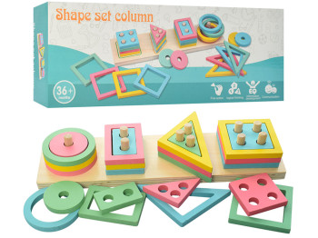 Деревянная игрушка Геометрика. Tree Toys MD 2066