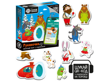 Гра магнітний театр з аудіоказкою Казкові голоси Рукавичка, Vladi Toys VT3206-37